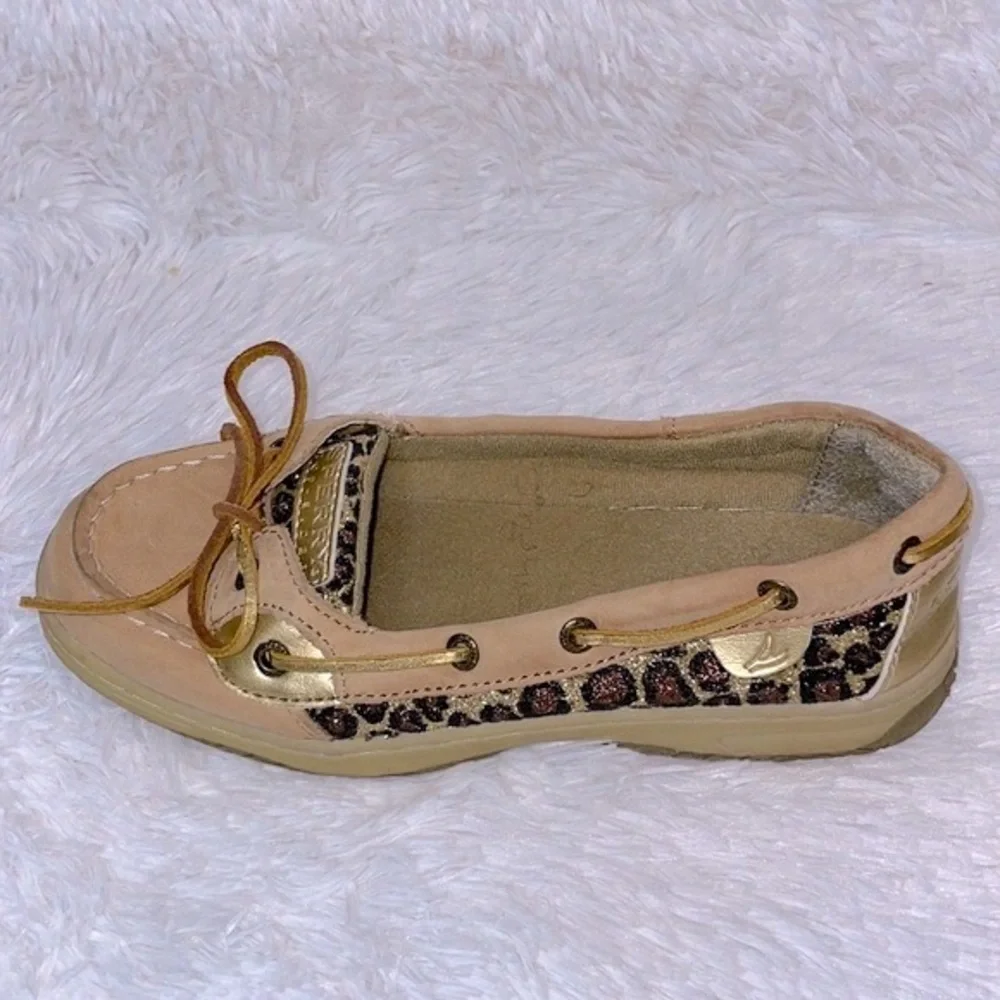 Sperry Angelfish Leopard Jacquard Slip-On Boat Shoe